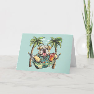 Alles Gute zum Geburtstag English Bulldog auf hawa Karte