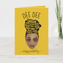 Alles Gute zum Geburtstag! Ermächtigung der schwar Karte