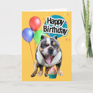 Alles Gute zum Geburtstag! Es ist Ruff Alt werden! Einladung