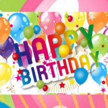 Alles Gute zum Geburtstag Faltschachtel-Grußkarte