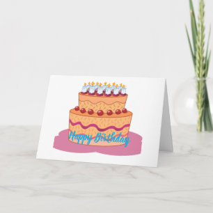 Alles Gute zum Geburtstag Faltschachtel Grußkarte Karte