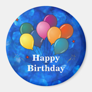 Alles Gute zum Geburtstag, Feierballons Magnet