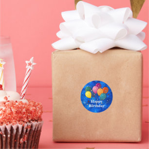 Alles Gute zum Geburtstag, Feierlichkeiten Runder Aufkleber