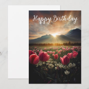 Alles Gute zum Geburtstag Feiertagskarte