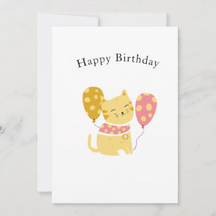 Alles Gute zum Geburtstag Feiertagskarte