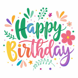 Alles Gute zum Geburtstag Feiertagskarte