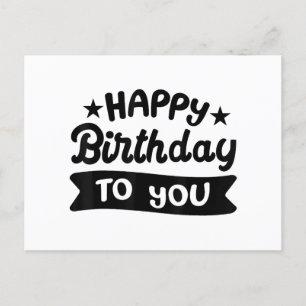 Alles Gute zum Geburtstag Feiertagspostkarte