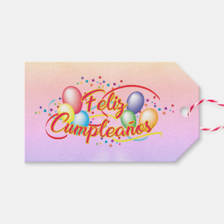 Alles Gute zum Geburtstag | Feliz Cumpleaños Geschenkanhänger