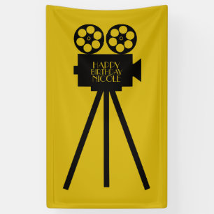 Alles Gute zum Geburtstag Film-ProjektorHollywood Banner
