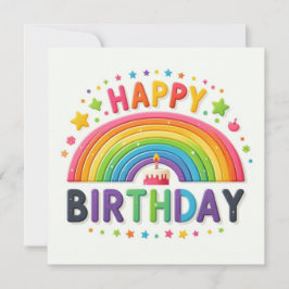 Alles Gute zum Geburtstag Flache Geburtstagskarte Feiertagskarte