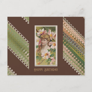 Alles Gute zum Geburtstag Floral Beauties 41 Postkarte