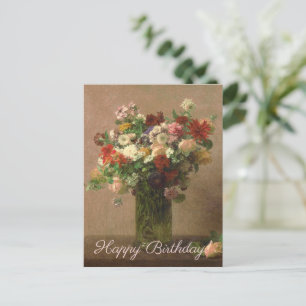 Alles Gute zum Geburtstag - Florales Bouquet Fra Postkarte