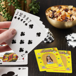 Alles Gute zum Geburtstag Foto-Kissen | Personalis Spielkarten