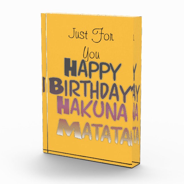 Alles Gute zum Geburtstag Fotoblock (Rechts)