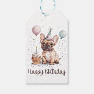Alles Gute zum Geburtstag Französische Bulldogge Geschenkanhänger