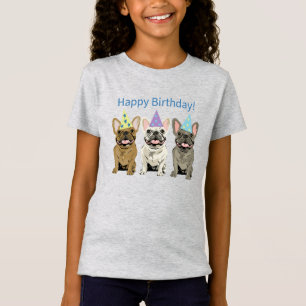 Alles Gute zum Geburtstag! Französische Bulldoggen T-Shirt