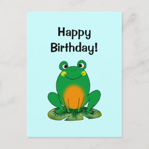 Alles Gute zum Geburtstag! (frog) Postkarte
