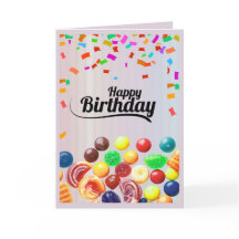 Alles Gute zum Geburtstag Früchte Grußkarte