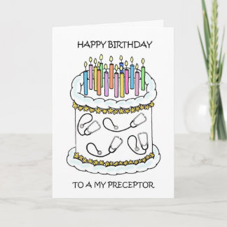 Alles Gute zum Geburtstag für den Mentor Karte