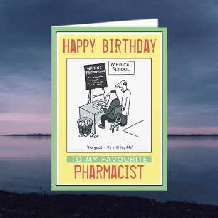 Alles Gute zum Geburtstag für einen Apotheker Karte