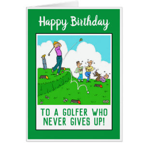 Alles Gute zum Geburtstag für einen lustigen Golfe