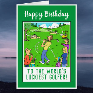 Alles Gute zum Geburtstag für einen lustigen Golfe