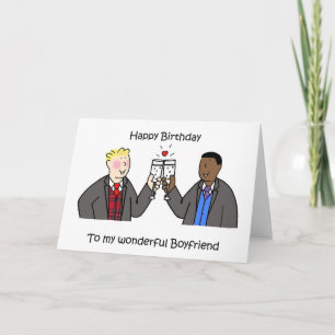 Alles Gute zum Geburtstag für Gay Boyfriend Karte