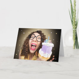 Alles Gute zum Geburtstag für jeden lustigen Nerd Feiertagskarte