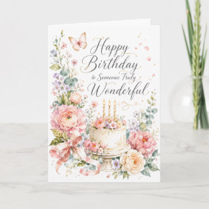 Alles Gute zum Geburtstag für jemanden, der wirkli Karte