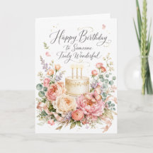 Alles Gute zum Geburtstag für jemanden, der wirkli