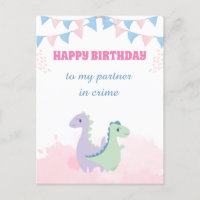 Alles Gute zum Geburtstag für meinen Partner in Cr