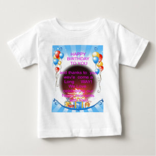 Alles Gute zum Geburtstag für Sie Kunst drucken Baby T-shirt