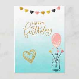 Alles Gute zum Geburtstag für sie Postkarte