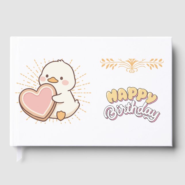 ALLES GUTE ZUM GEBURTSTAG  GÄSTEBUCH (Vorderseite)