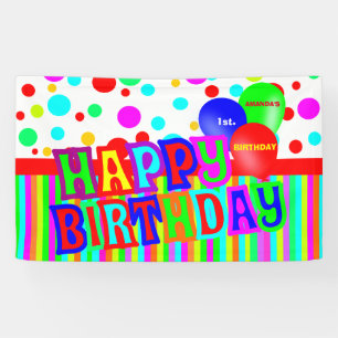 Alles Gute zum Geburtstag, Geburtstags-Party Banner