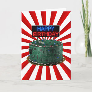 Alles Gute zum Geburtstag, Geek Karte