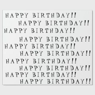 Alles Gute zum Geburtstag Geschenkpapier