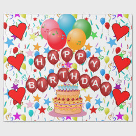 Alles Gute zum Geburtstag! Geschenkpapier
