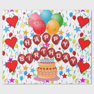 Alles Gute zum Geburtstag! Geschenkpapier