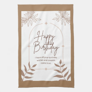 Alles Gute zum Geburtstag Geschirrtuch