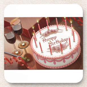 Alles Gute zum Geburtstag! Getränkeuntersetzer