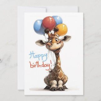 Alles Gute zum Geburtstag Giraffe