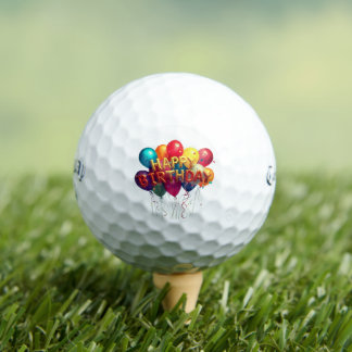 ALLES GUTE ZUM GEBURTSTAG GOLFBALL