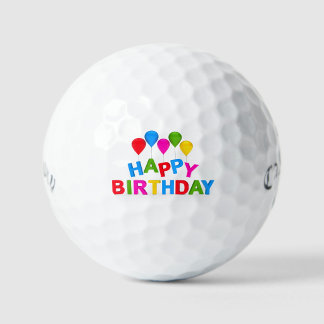 Alles Gute zum Geburtstag Golfbälle