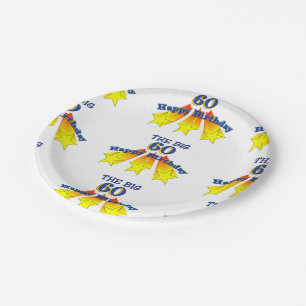 Alles Gute zum Geburtstag große 60 Pappteller