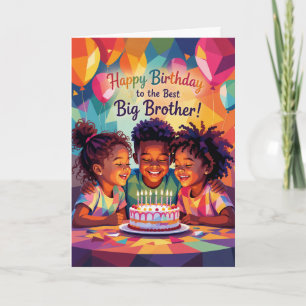 Alles Gute zum Geburtstag, großer Bruder! Geburtst Feiertagskarte