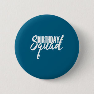 Alles Gute zum Geburtstag Gruppe Party weißes Gesc Button