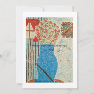 Alles Gute zum Geburtstag Grüße für Sie Wohnung Fe Feiertagskarte