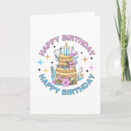 'Alles Gute zum Geburtstag'-Grußkarte Karte