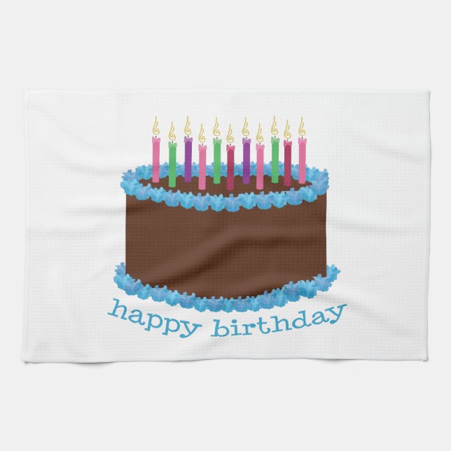Alles Gute zum Geburtstag Handtuch (Horizontal)